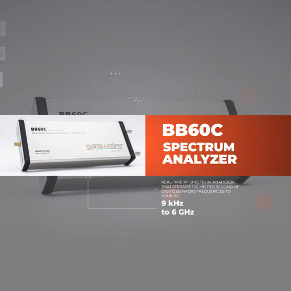 BB60C — Real-time Spectrum Analyzer (RTSA) | Signal Hound