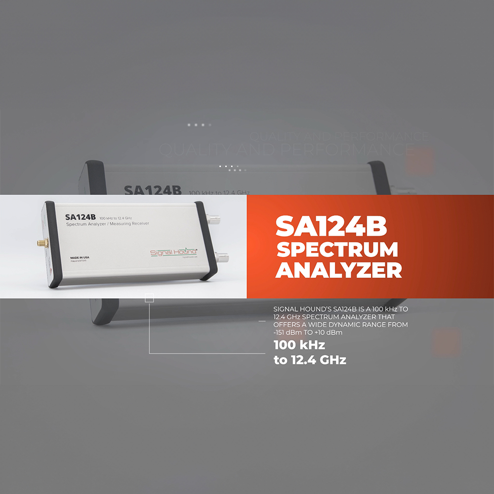 SA124B — 12.4 GHz Spectrum Analyzer Signal Hound