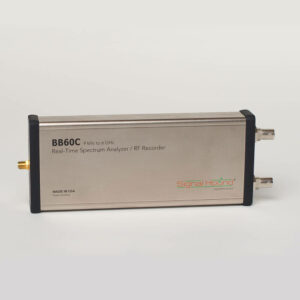 The Signal Hound BB60C is a real time spectrum analyzer and RF recorder