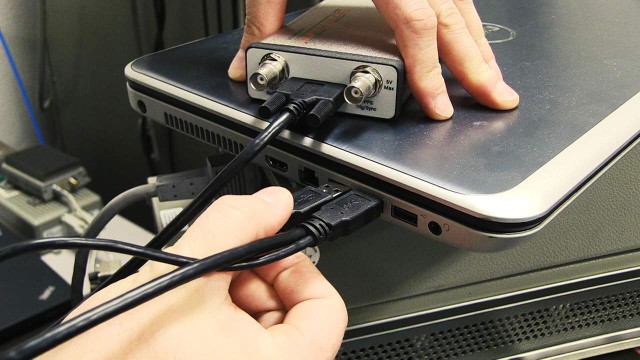 A lightweight and portable spectrum analyzer from Signal Hound is easy to manage