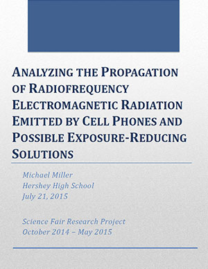 Michael Miller STEM report using spectrum analyzer for RF emissions
