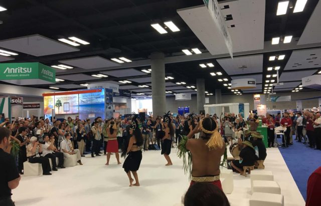 hula dancers at ims 2017