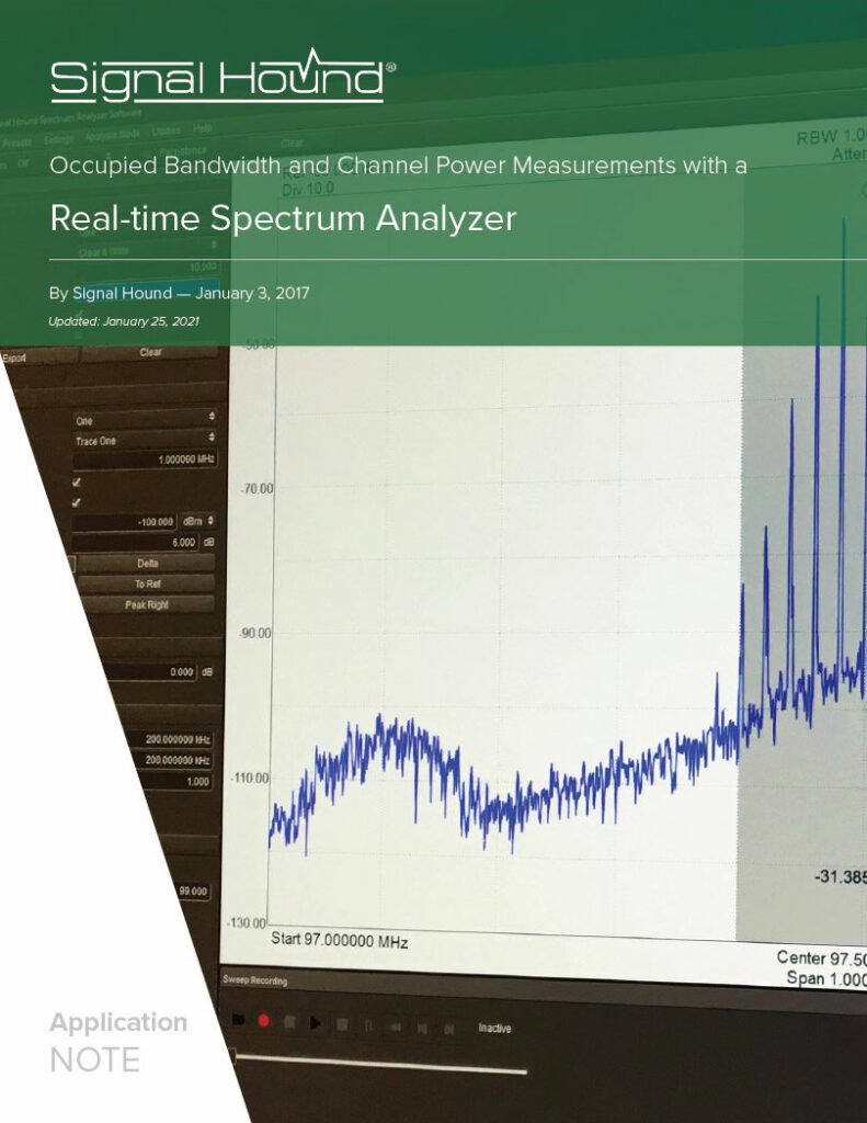 Spike Spectrum Analyzer Software Signal Hound