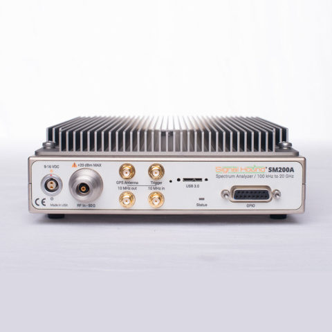 a front photo of the SM200A 20 GHz spectrum analyzer