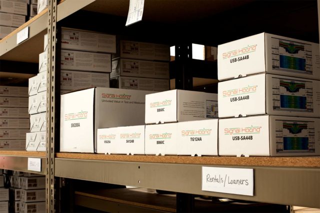 Signal Hound test equipment rental units
